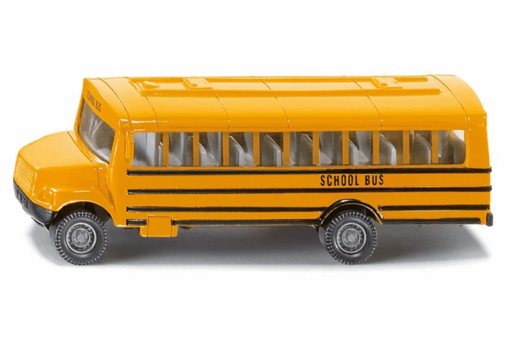 Small Diecast School Bus Water Play