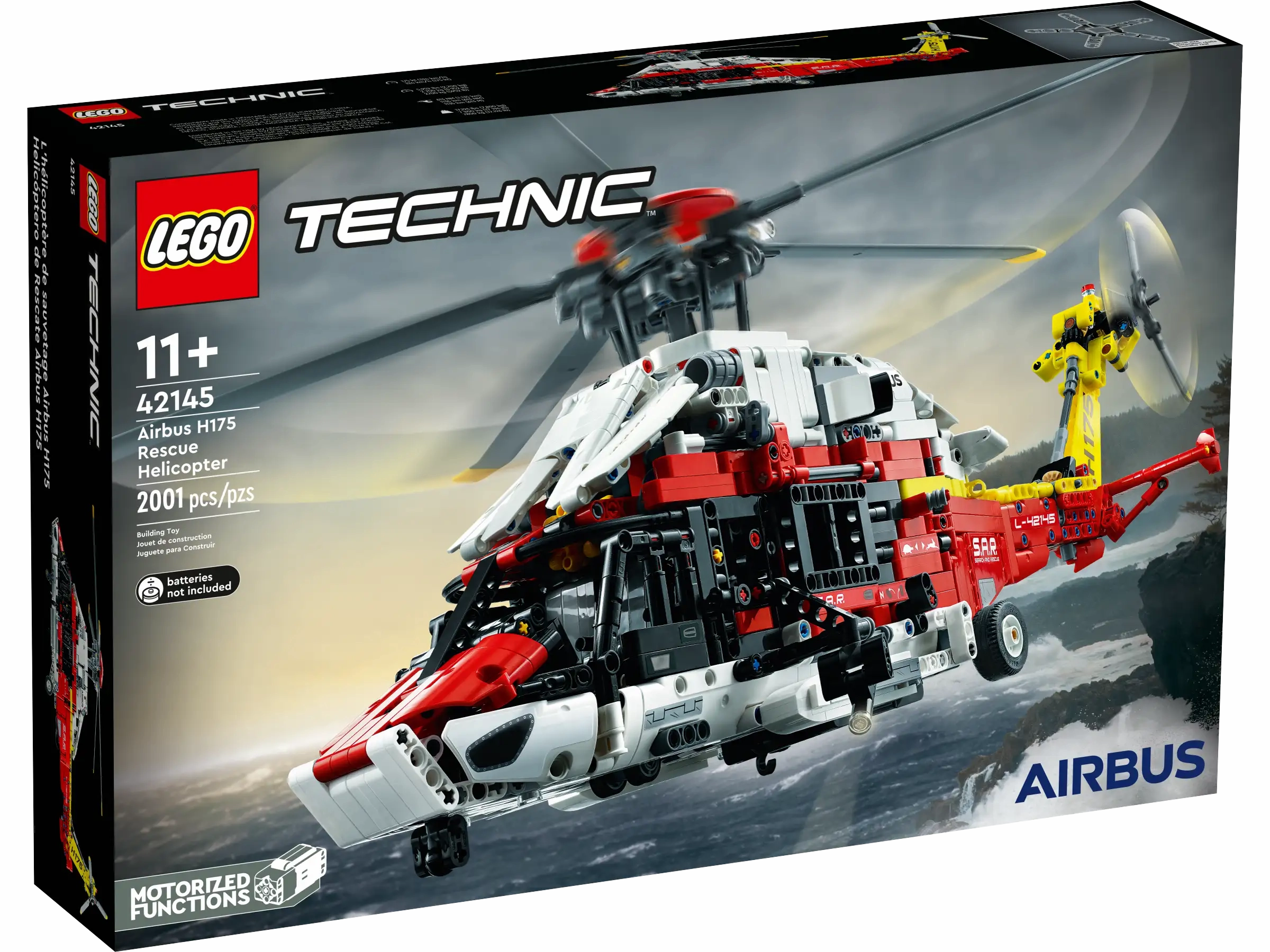 LEGO TECHNIC 42145 Airbus H175 Rescue Helicopter Quality Improvement