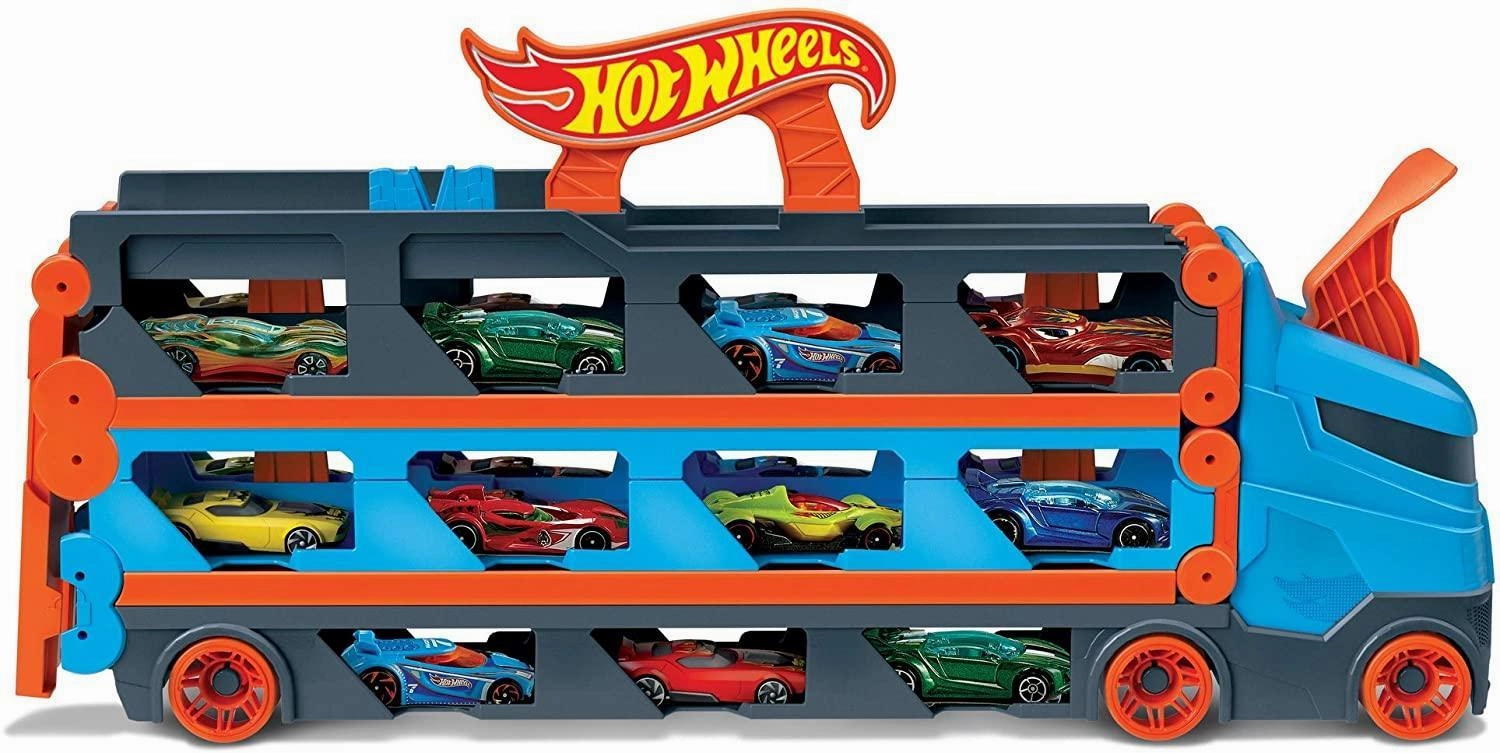 Hot Wheels GVG37 City Speedway Hauler Strategy Play SciFi Technology
