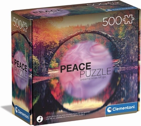 Clementoni Peace Jigsaw Puzzle with 500 Pieces Award Receive Texture Feeling