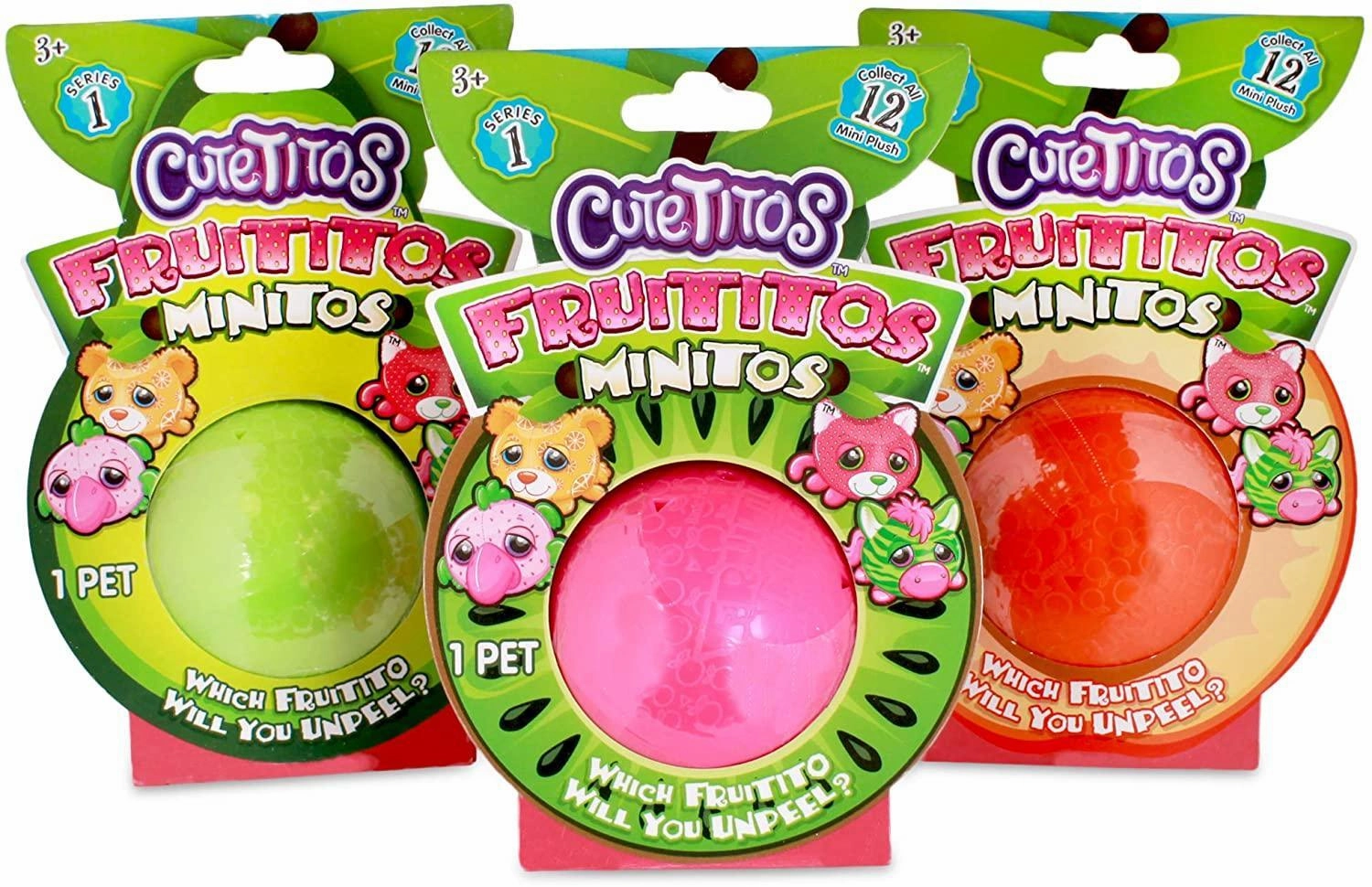 Cutetitos Minitos Fruititos Mystery Pack - Assorted Story Progress Backgammon Game