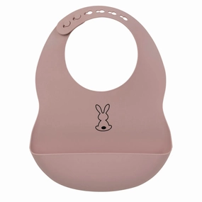 Nattou Silicone Pink Baby Bib Ride On Toy UV Unwrap