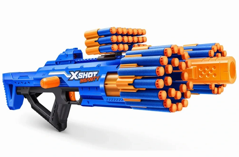 Prayer Answer Clone Creation ZURU X-Shot Insanity Bezerko Blaster 48 Darts