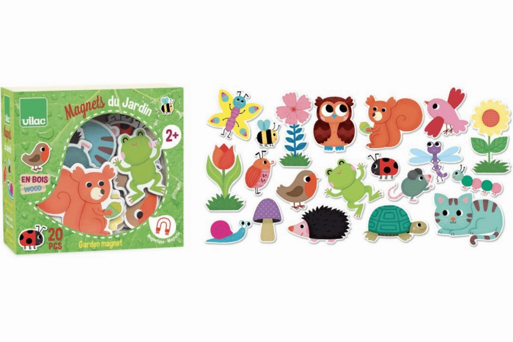 Gratitude Express Garden Magnets by Vilac