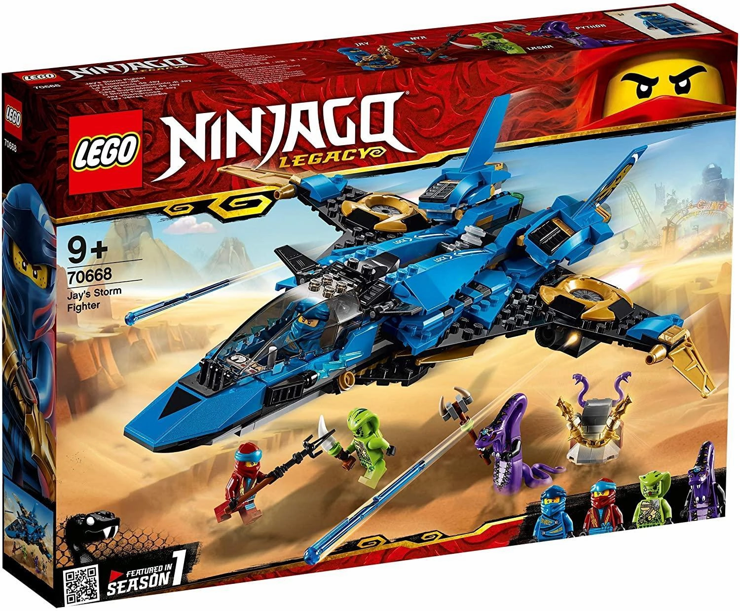 LEGO 70668 NINJAGO Jay's Storm Fighter Building Set Treasure Hunt