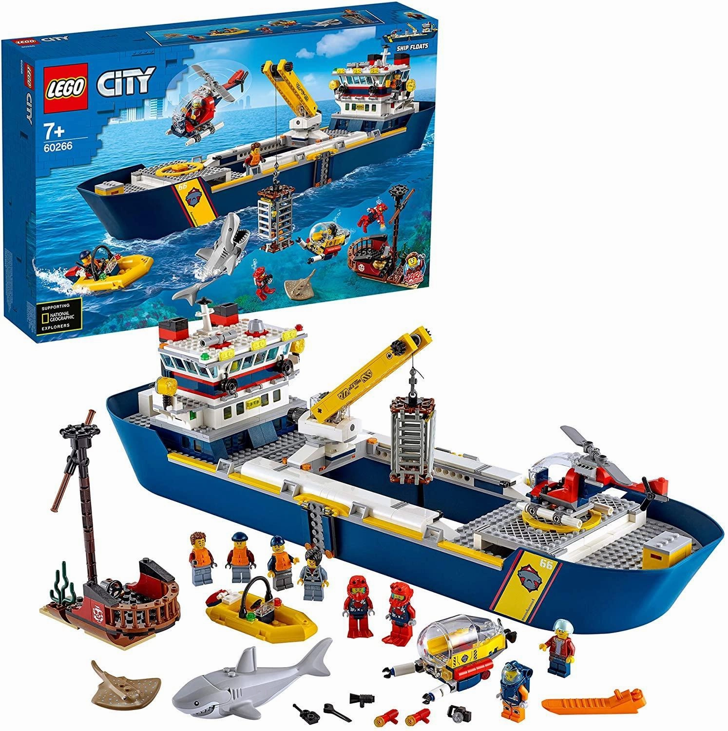 Respect Earn Rocket Launch LEGO CITY 60266 Ocean Exploration Ship