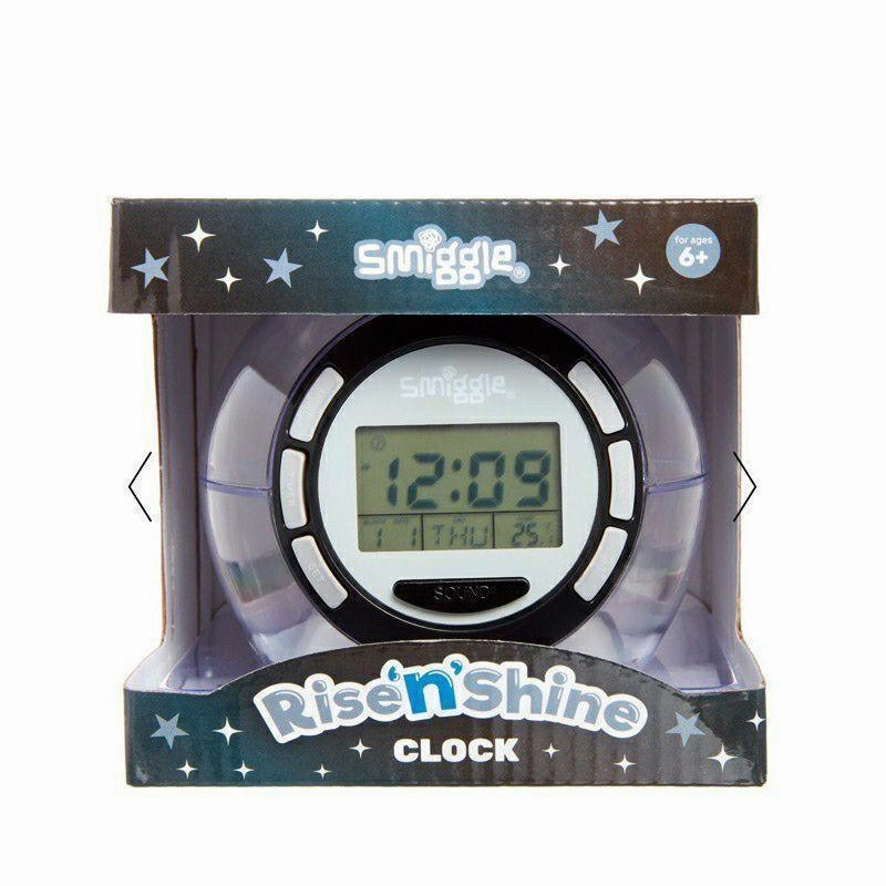SMIGGLE Rise 'N' Shine Clock Beach Day Music Theory