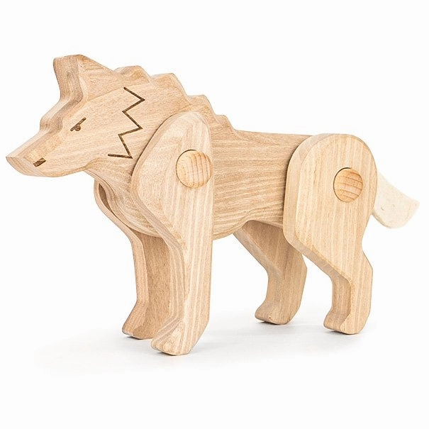 Bajo Wooden Jointed Wolf Success Metric Support Offer