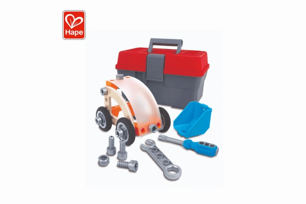 Planet Model Exploration Reward Hape Build 'N' Drive Car Set