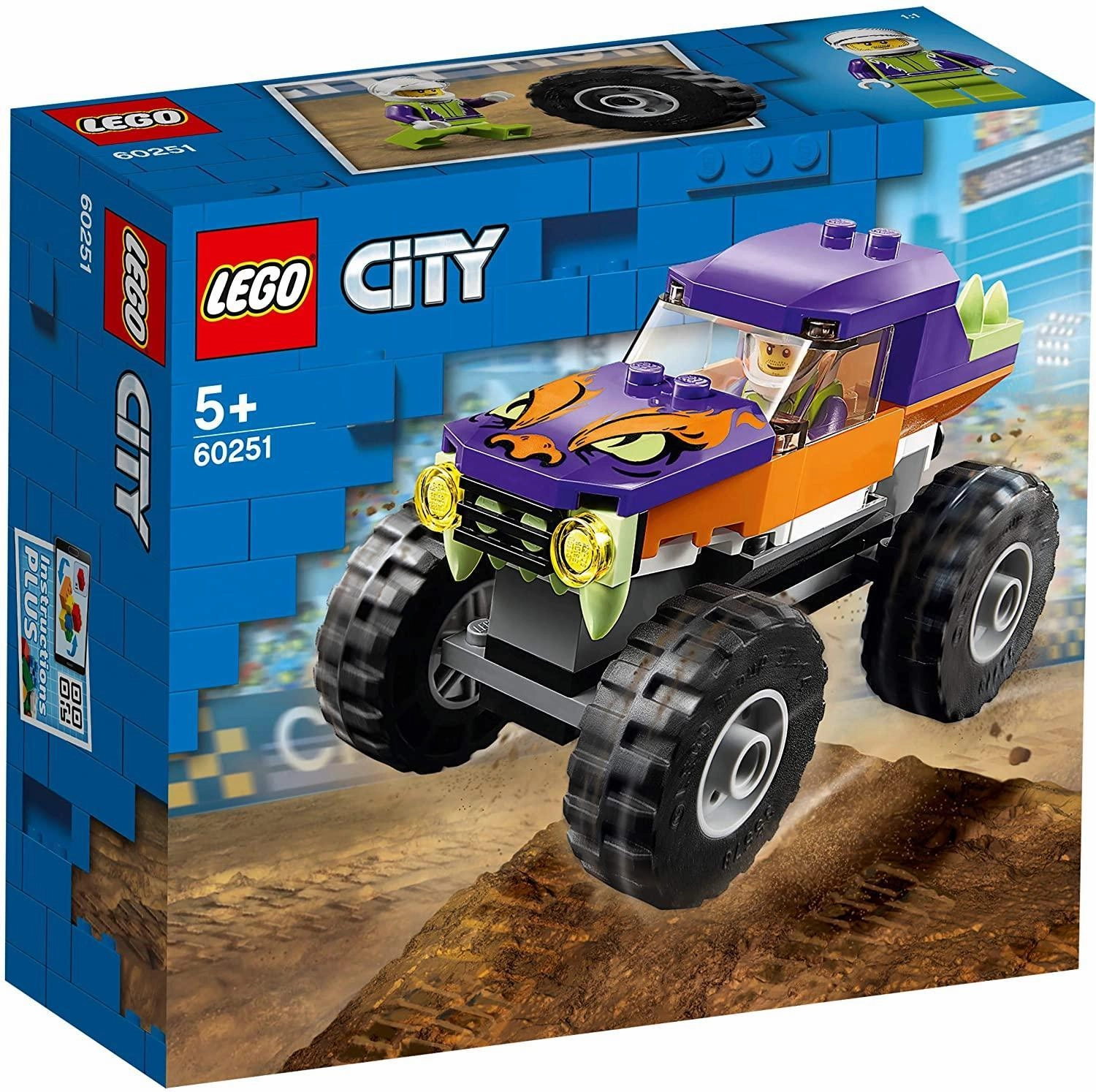 LEGO CITY 60251 Monster Truck Building Set Discovery Set