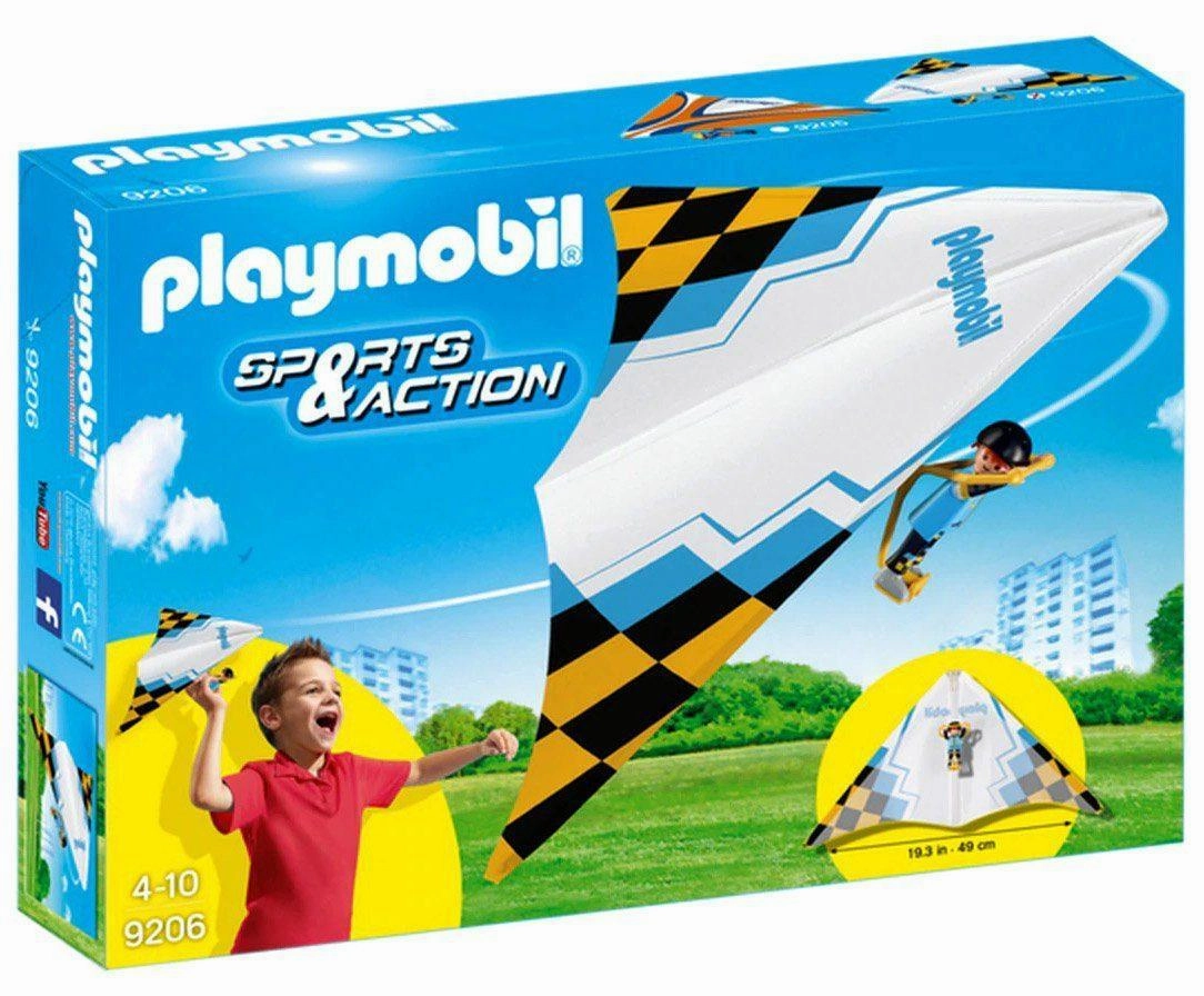 Playmobil 9206 Outdoor Action Hang Glider - Yellow Playground Set