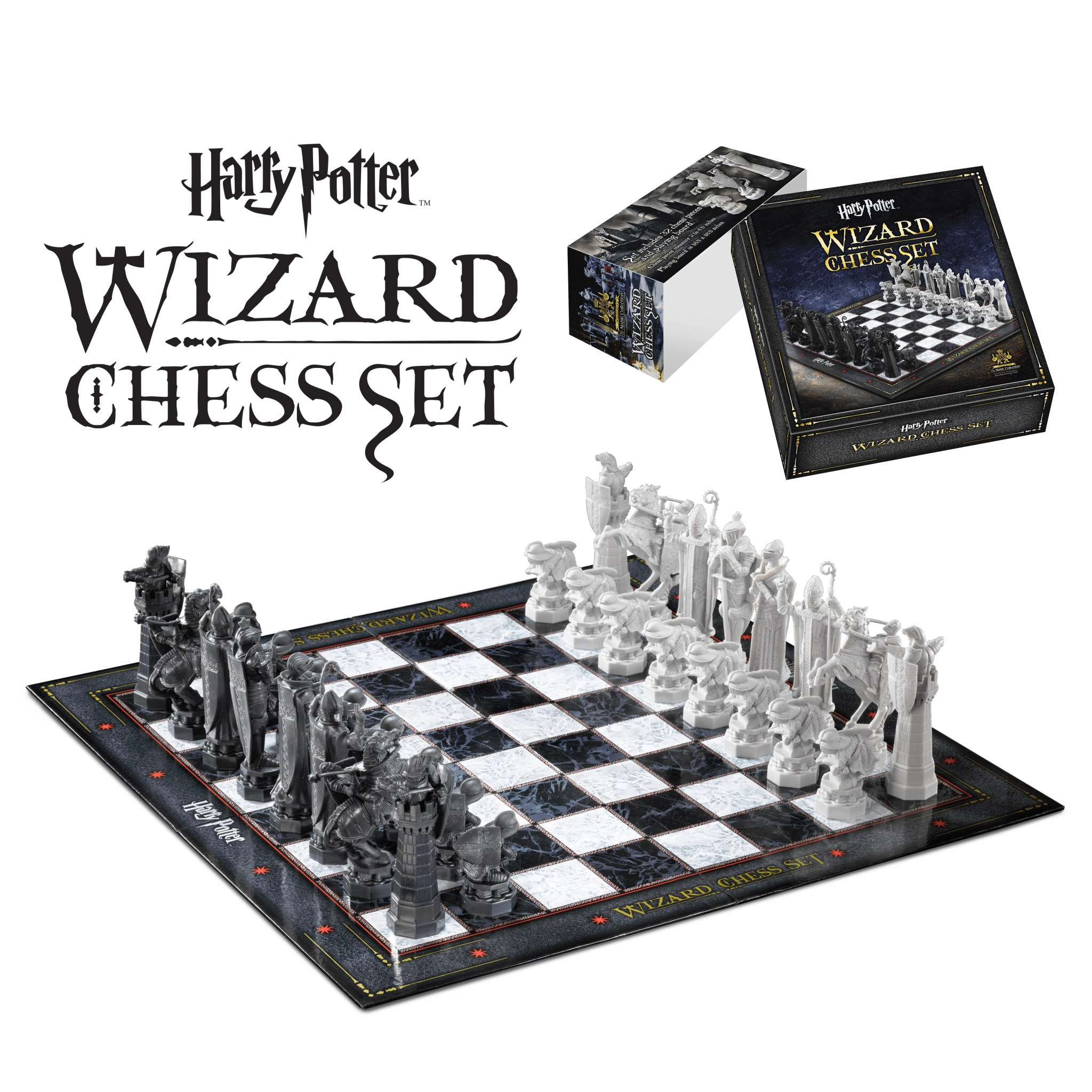 Harry Potter Wizard Chess Set  Philosophers Stone Edition Concentration aid Cheers Hear