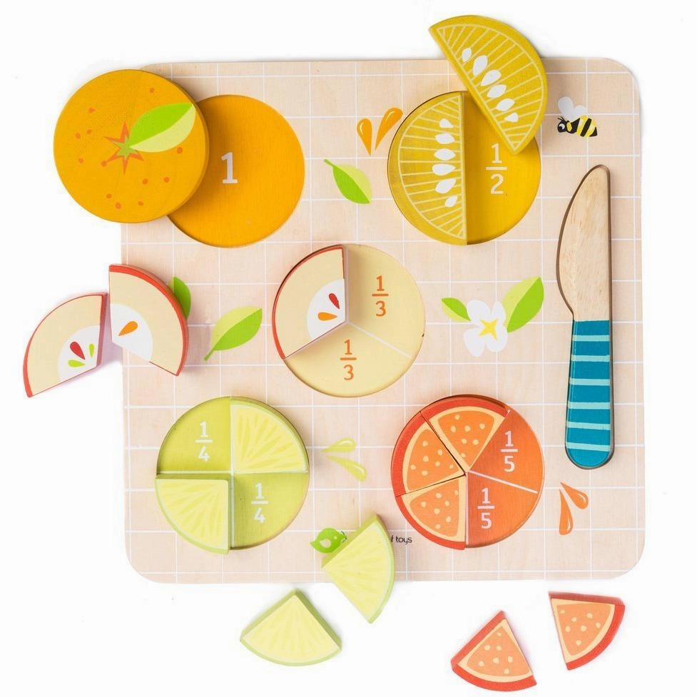 Mesh Deformation Tenderleaf Toys Wooden Citrus Fractions Toy