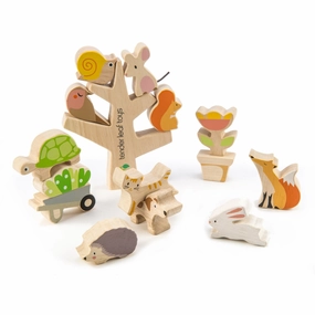 Emergency Car Tenderleaf Toys Wooden Stacking Garden Friends