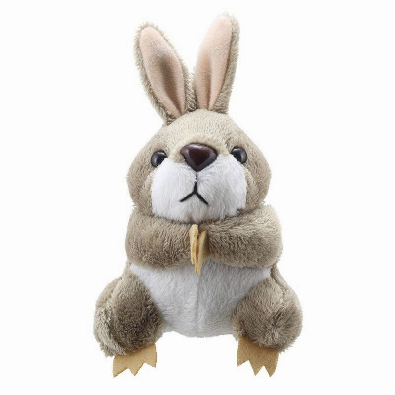 Story Telling Puppet Company Grey Rabbit Finger Puppet