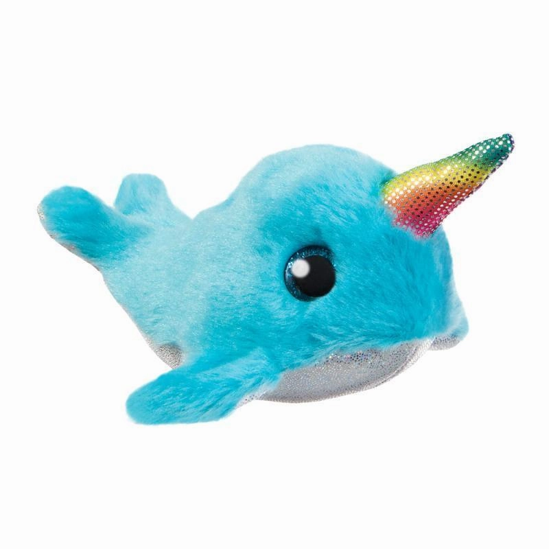 Molecular Bond AURORA Coral Narwhal Sparkle Tales Mini 10cm Soft Toy