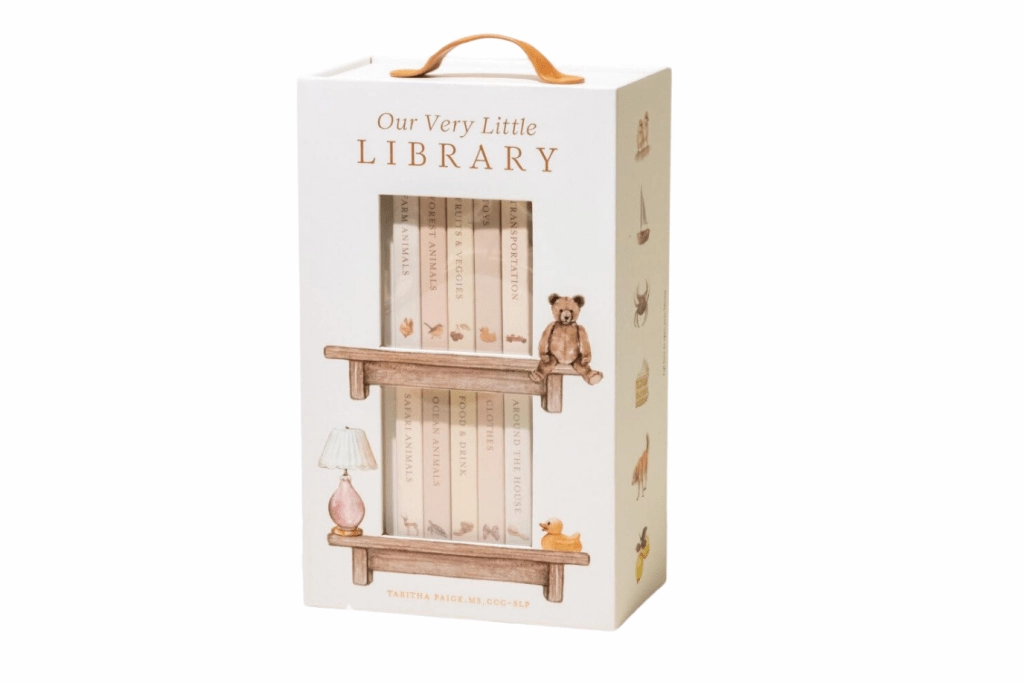 Temperature Sense Mini Book Set - Our Very Little Library: A Foundational Language Vocabulary Board Book Set for Babies