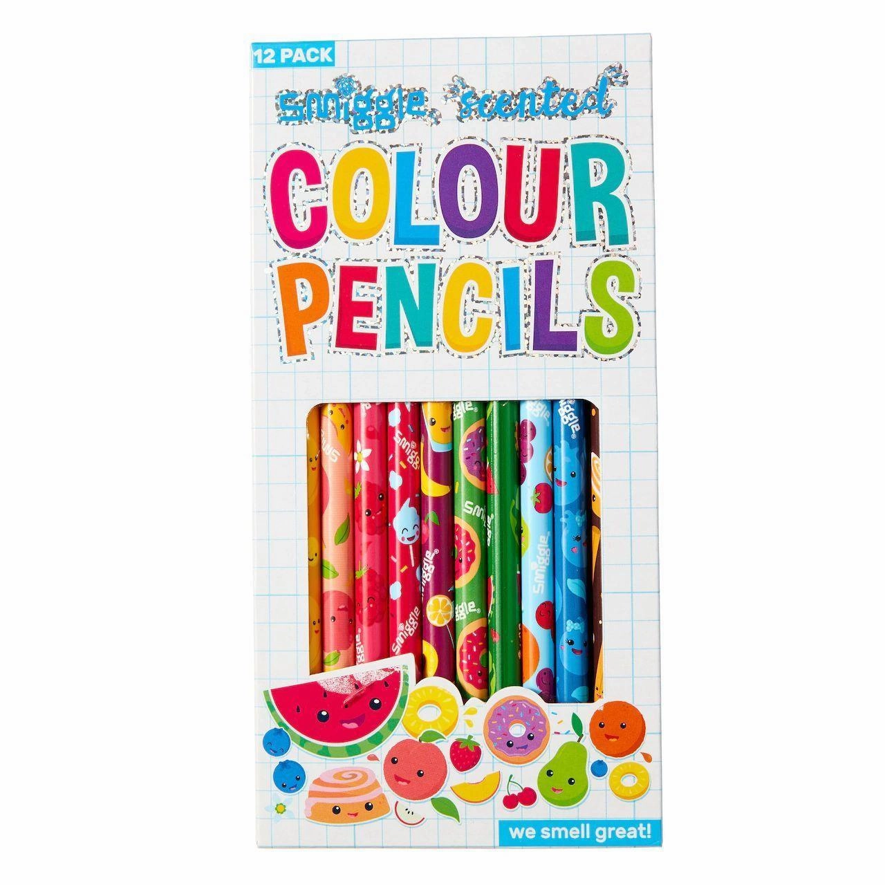 SMIGGLE Scented Pencil Pack X12 swimming pool