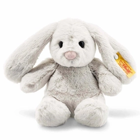 Interior Decor Steiff Small Grey Hoppie Rabbit Soft Toy (18cm)