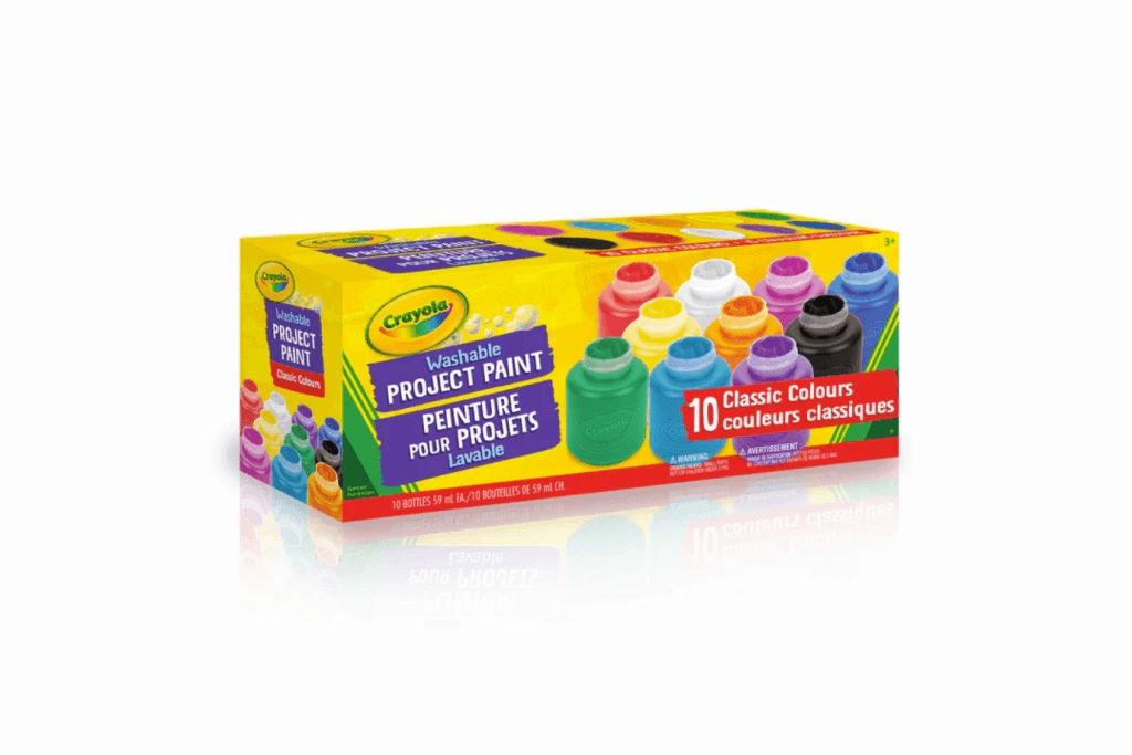 Time Dilation Volume Adjustment Crayola Washable Project Paint (Includes 10 Colours)