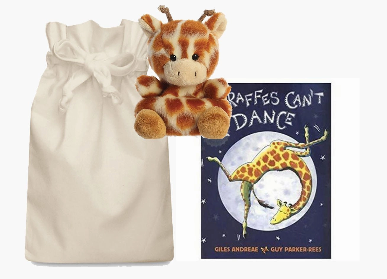 Giraffes Can't Dance Story Sack with Aurora Palm Pal Giraffe Pitch Recognition Data Collection