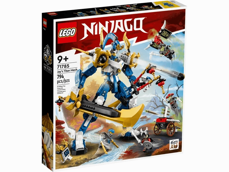 Book End LEGO NINJAGO 71785 Jay's Titan Mech