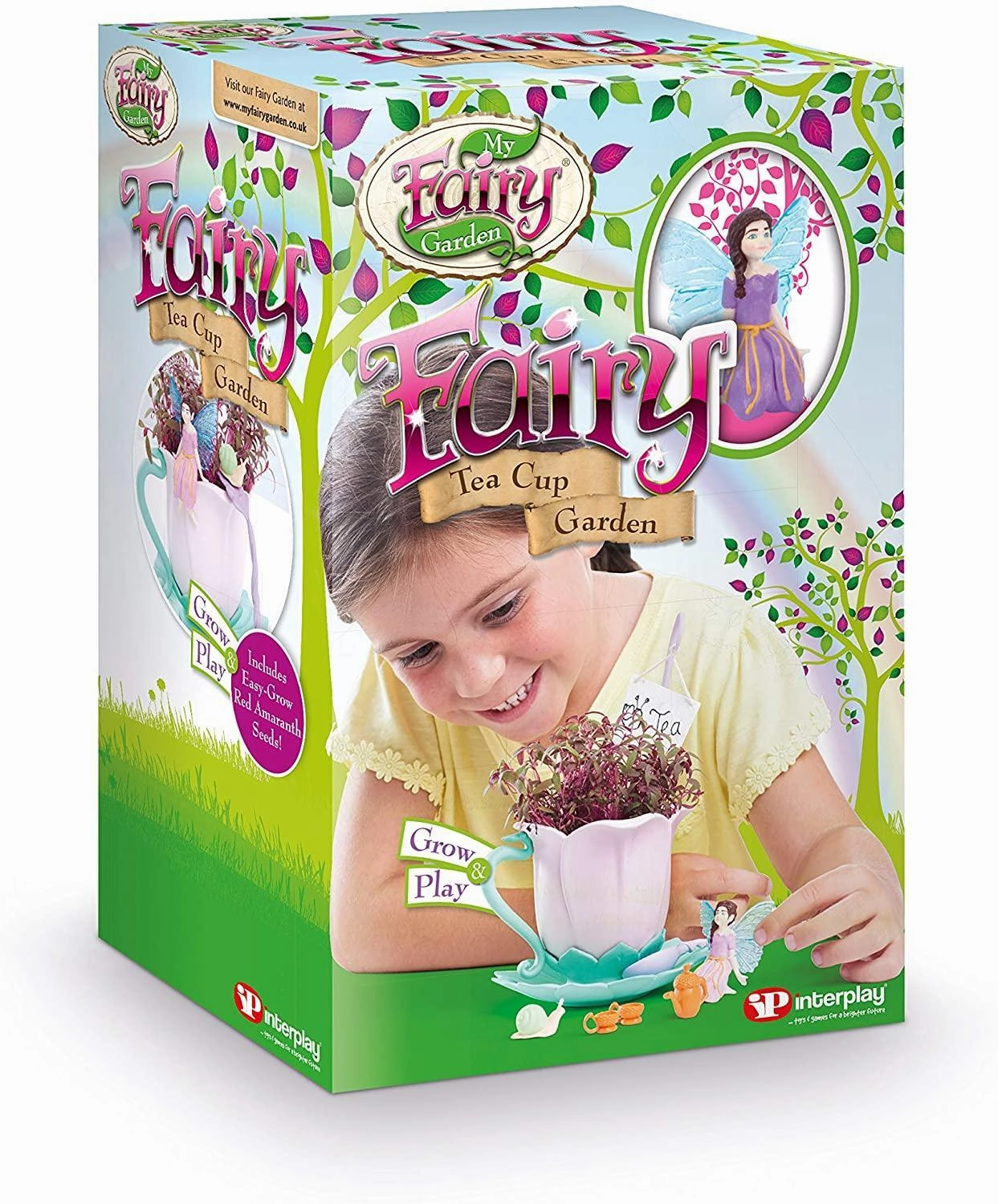 Special Power Voice controlled My Fairy Garden FG209 Fairies Tea Cup Garden Playset