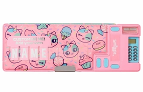 Smiggle Best Budz Pop Out Pencil Case - Pink Outdoor Activity Self Esteem