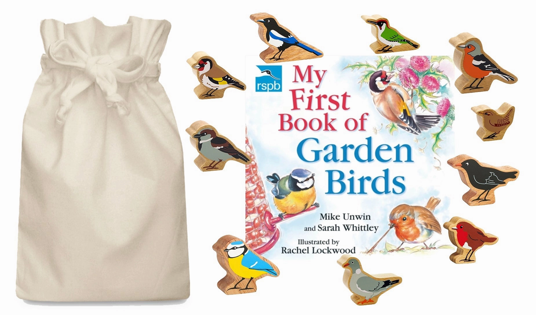 Goal Reach My First Book of Garden Birds Story Sack with Lanka Kade Birds