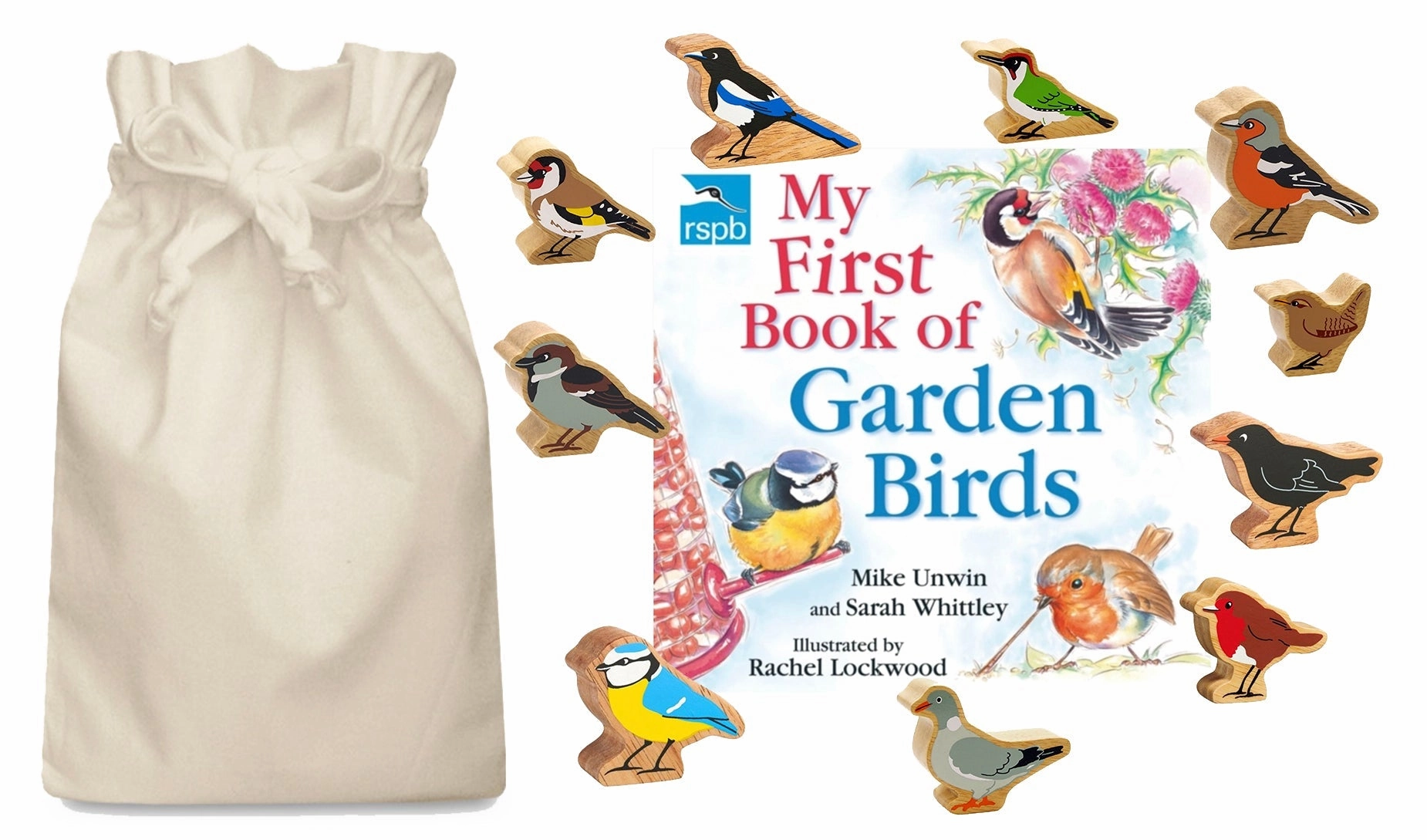 Talent Development Visual Effect My First Book of Garden Birds Story Sack with Lanka Kade Birds