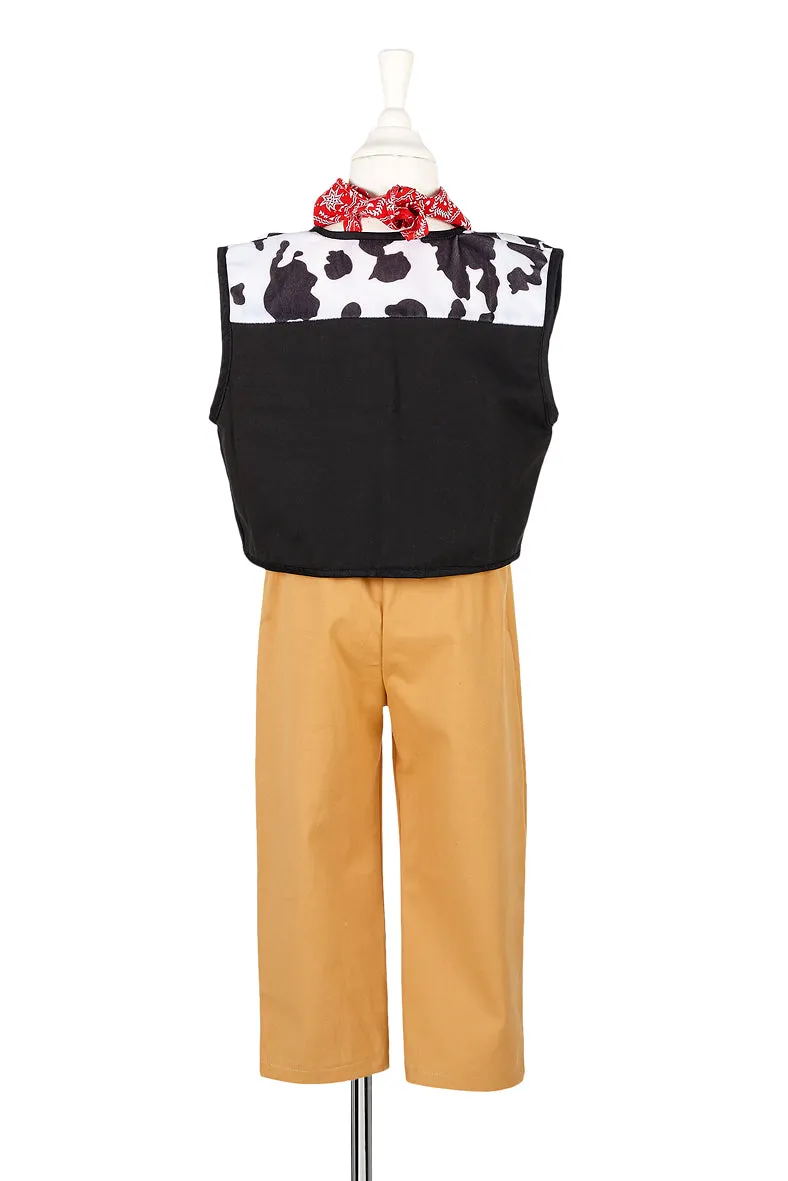 Football Throw Chuck Cowboy Costume Set for Children-Includes Accessories for Role-Play & Entertainment(2 sizes)