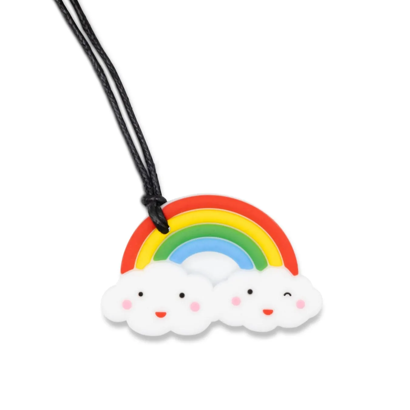 Space Travel Molecular Bond Rainbow Sensory Chew Pendant