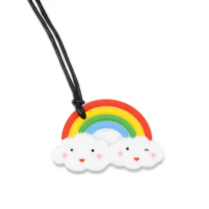 Space Travel Molecular Bond Rainbow Sensory Chew Pendant