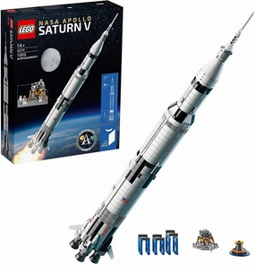 LEGO IDEAS 92176 NASA Apollo Saturn V Space Rocket and Vehicles manual operation