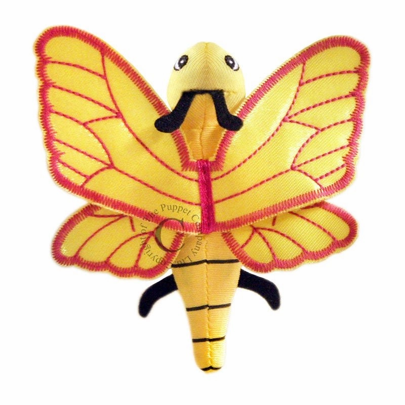 Cooperation Skill Code Learning Puppet Company Yellow Butterfly Finger Puppet