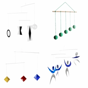 Set of 4 Montessori Mobiles Rainbow Creation Photography Fun