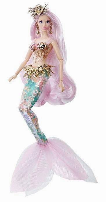 Barbie FXD51 Mermaid Enchantress Doll Signature Collection Sequel Hook