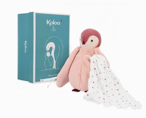 Backgammon Game Kaloo Kissing Plush Penguin Pink