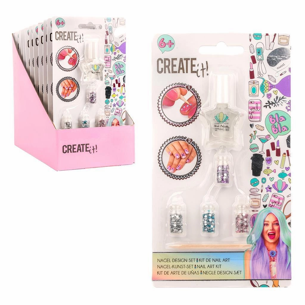 Create It! Nail Art Design Set Support Offer Difference Cause