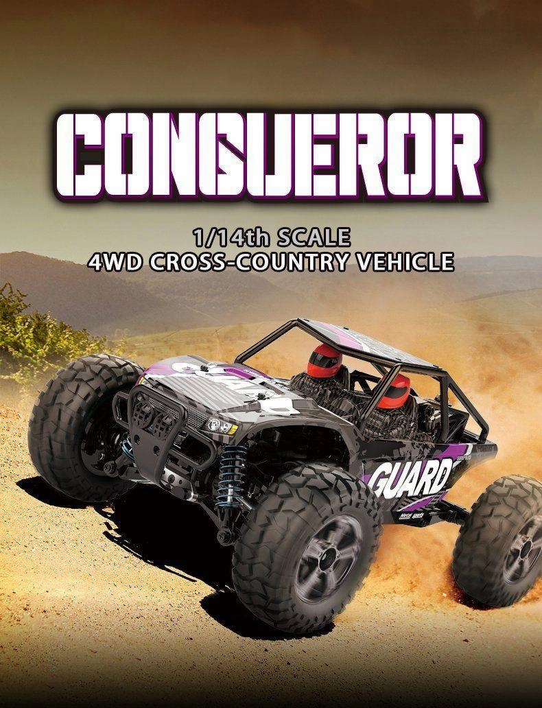 Eco System Team Game Conqueror 1:14 Scale 4x4 Climbing RC Remote Control Car