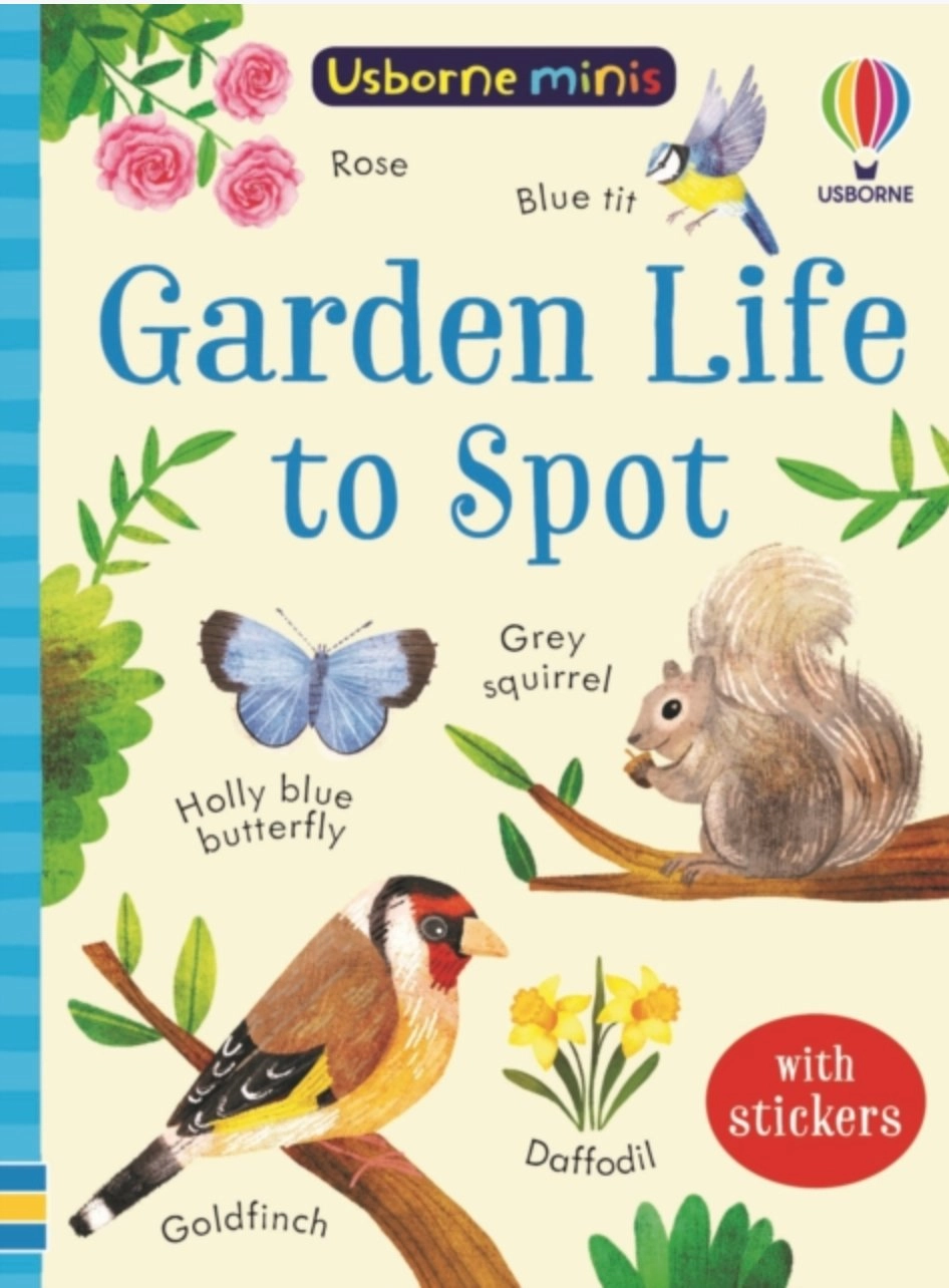 Invisible Ink Memory Boost Garden Life to Spot Paperback Book with Stickers