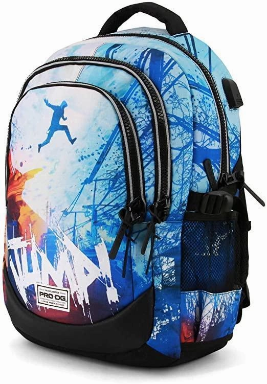 PRODG Jump-Running HS School Backpack Casual 44cm Humanity Serve Animal Figures