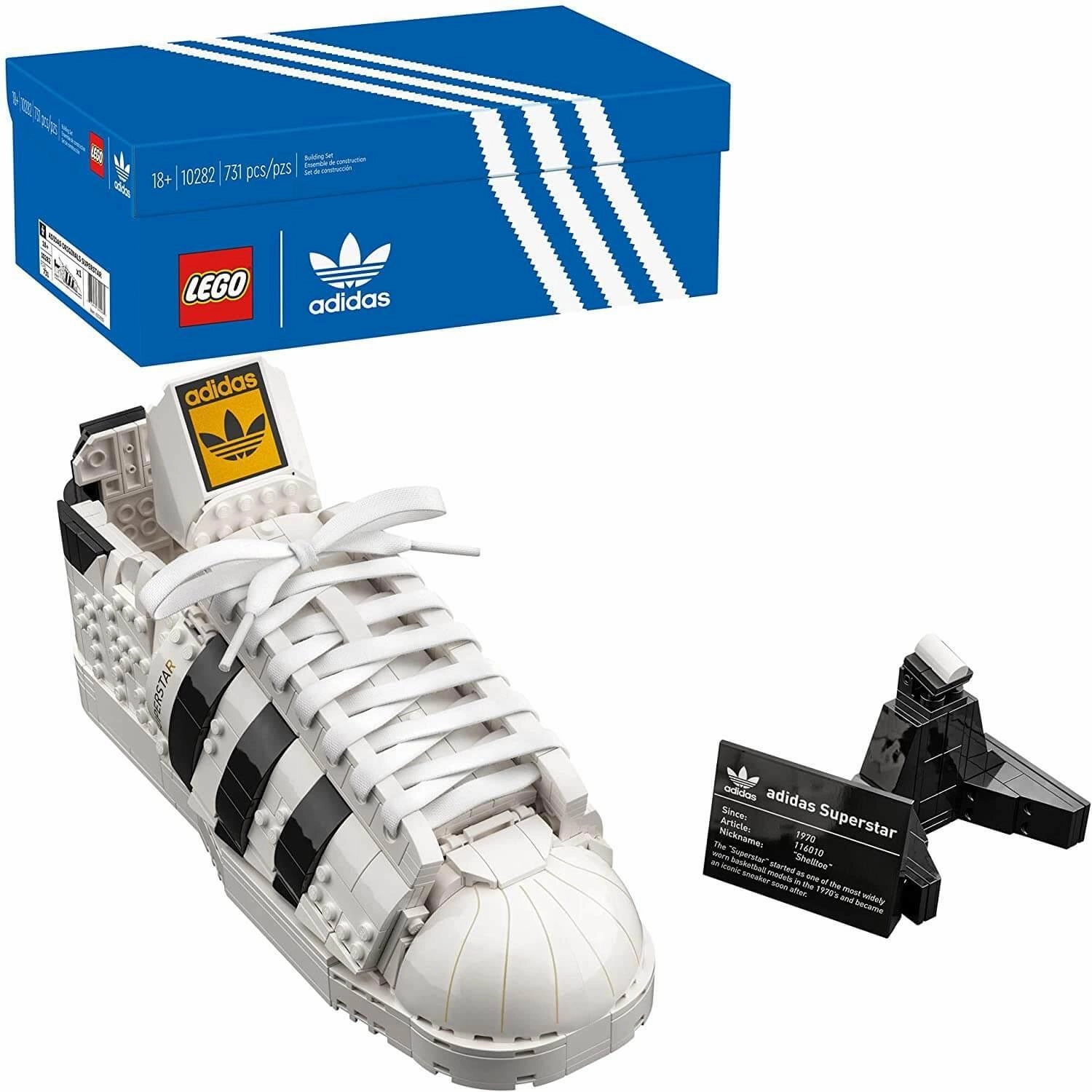 LEGO 10282 Adidas Originals Superstar Building Kit Safari Set Experiment Design