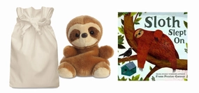 Space Adventure Painting Set Sloth Slept On Story Sack with Aurora Sloth Soft Toy