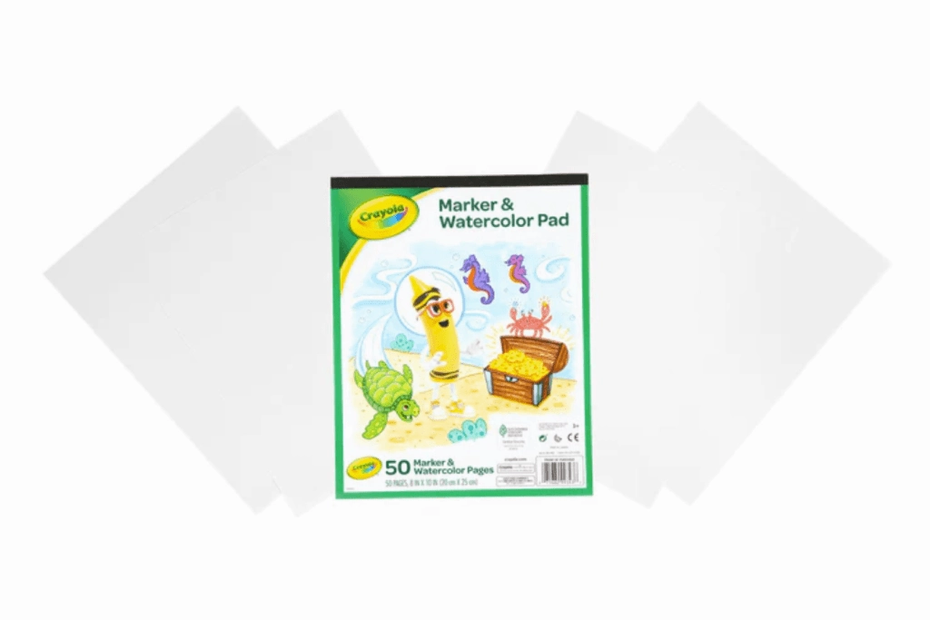 Crayola Marker & Watercolour Pad (60 Pages) Genre Study Playground Set