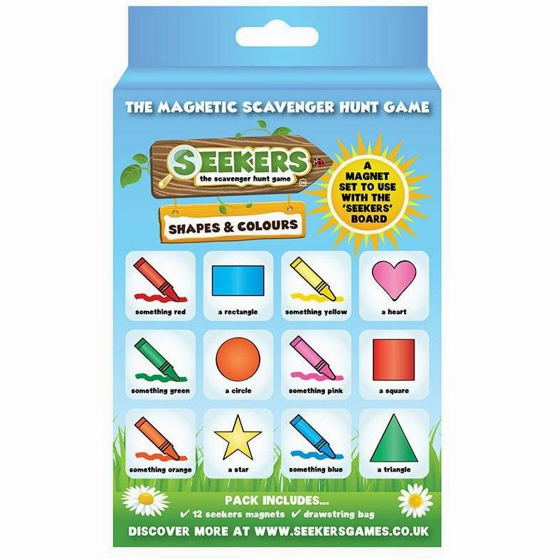 Card game Pull Along Seekers Shapes And Colours Scavenger Hunt Kit