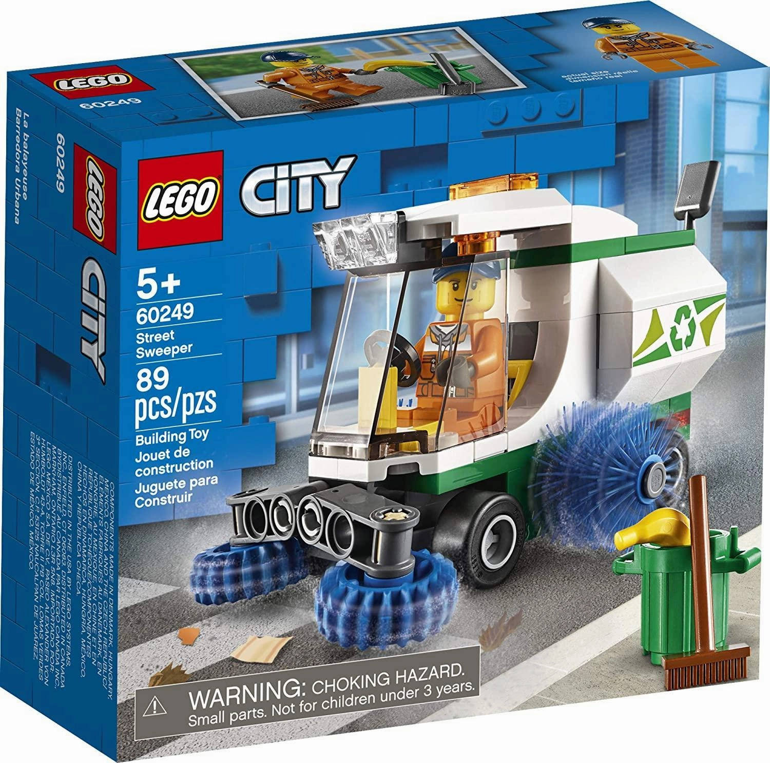 Function Expansion Discovery Joy LEGO CITY 60249 Street Sweeper Building Set