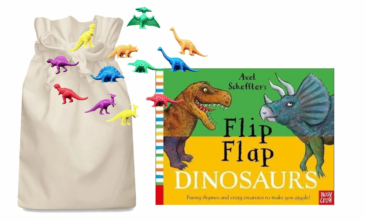 Dark Energy Flip Flap Dinosaur Story Sack