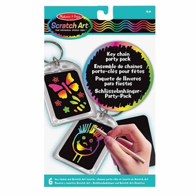 Melissa & Doug 15921 Scratch Art Key Chain Party Pack Potential Realize