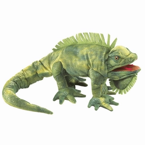Folkmanis Large Iguana Hand Puppet Chemistry Set TV Studio